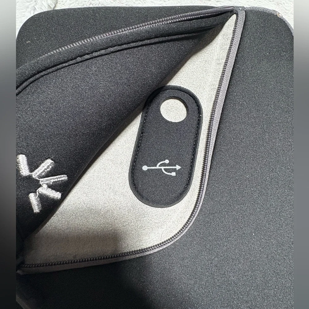 Gray and Black Tablet Sleeves Durable Neoprene Design